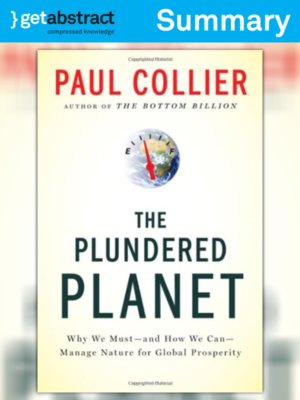 cover image of The Plundered Planet (Summary)